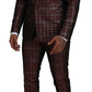 Dolce & Gabbana Bordeaux Fantasy Slim Fit Two-Piece Suit