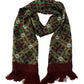 Dolce & Gabbana Multicolor DG Logo Shawl Warm Neck Wrap Fringe Scarf