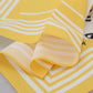 Dolce & Gabbana Yellow Portocervo Cotton Shawl Wrap Scarf