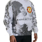 MSGM White Cotton Crewneck Pullover Sweatshirt Sweater