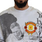 MSGM White Cotton Crewneck Pullover Sweatshirt Sweater