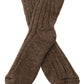 Dolce & Gabbana Chic Brown Wool Blend Over-Calf Socks