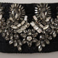 Dolce & Gabbana Elegant Rhinestone-Embellished Silk Belt