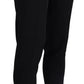 Domenico Tagliente Elegant Black Italian Dress Pants