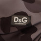 Dolce & Gabbana Gray Patterned Polyester Wetsuit Swimwear