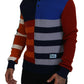 Dolce & Gabbana Multicolor Stripes Wool Pullover Sweater