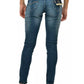 Yes Zee Enchanting Sky Blue Skinny Fit Jeggings