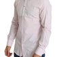 Dolce & Gabbana Elegant Slim Fit Pink Dress Shirt