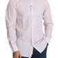 Dolce & Gabbana Elegant Slim Fit Pink Dress Shirt