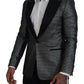 Dolce & Gabbana Elegant Jacquard Single Breasted Blazer