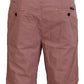 Dolce & Gabbana Exquisite Pink Chino Shorts for Men