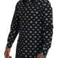 Dolce & Gabbana Elegant Slim Fit Crown Print Formal Shirt