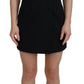 Dolce & Gabbana Elegant Black Sheath A-Line Mini Dress