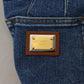 Dolce & Gabbana Elegant High Waist Blue Jeans