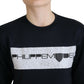 Philippe Model Black Printed Long Sleeves Pullover Sweater