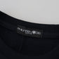 Philippe Model Black Printed Long Sleeves Pullover Sweater
