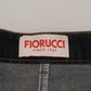 Fiorucci Chic Mid Waist Dark Blue Denim Skirt