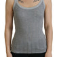Dolce & Gabbana Gray Cotton Modal Canotta Tank Top T-shirt