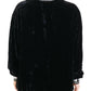 Dolce & Gabbana Elegant Silk Blend Velvet Sweater