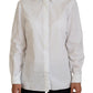 Dolce & Gabbana Elegant White Cotton Button-Up Top