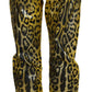 Dolce & Gabbana Chic High Waist Straight Jeans in Vibrant Yellow