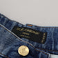 Dolce & Gabbana Elegant High Waist Skinny Jeans