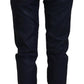 Just Cavalli Sleek Black Low Waist Denim Pants