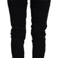 John Galliano Chic Mid Waist Flared Black Jeans