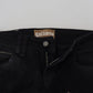 John Galliano Chic Mid Waist Flared Black Jeans