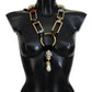 Dolce & Gabbana Elegant Gold Brass Pearl Statement Necklace