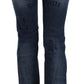 John Galliano Chic Blue Gazette Skinny Denim