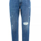 Yes Zee Blue Cotton Men's Jeans