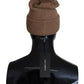 Dolce & Gabbana Brown Solid Knitted Fur Ball Winter Beanie Hat