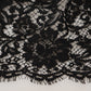 Dolce & Gabbana Elegant Black Floral Lace Shift Dress