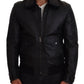 Dolce & Gabbana Chic Black Leather Silk-Lined Jacket