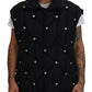 Dolce & Gabbana Elegant Black Sleeveless Vest Jacket