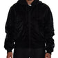 Dolce & Gabbana Elegant Black Bomber Hooded Jacket