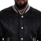 Dolce & Gabbana Sleek Black Bomber Jacket