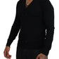 Dolce & Gabbana Black Cashmere Button Down Cardigan Sweater
