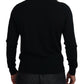 Dolce & Gabbana Black Cashmere Button Down Cardigan Sweater