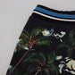 Dolce & Gabbana Volcano Print Casual Knee-Length Shorts