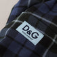 Dolce & Gabbana Checkered Wool Blend Jogger Pants