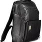 Piquadro Black Leather Men Backpack