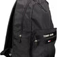 Tommy Hilfiger Black Polyester Men Backpack