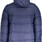 La Martina Elegant Detachable Hood Jacket in Blue