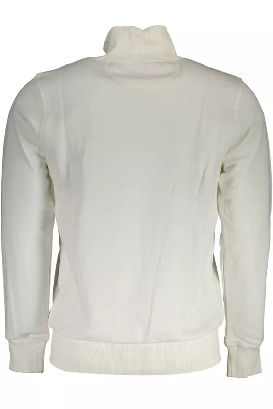 La Martina White Cotton Men Sweater