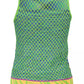 Desigual Chic Contrasting Green Tank Top