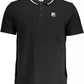 Fila Black Cotton Men Polo