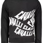 Cavalli Class Black Cotton Men Sweater