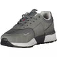 Carrera Sleek Gray Sneakers with Eco-Leather Accents